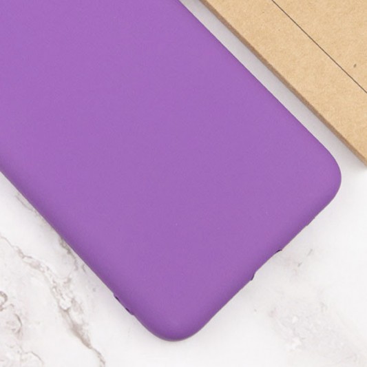 Чохол TPU GETMAN Liquid Silk Full Camera для Samsung Galaxy A24 4G Фіолетовий / Purple - зображення 1 