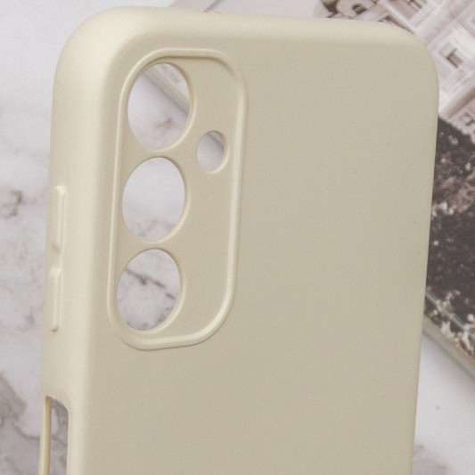Чохол TPU GETMAN Liquid Silk Full Camera для Samsung Galaxy A24 4G Песочный / Sand - зображення 4 