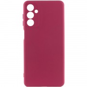Чохол TPU GETMAN Liquid Silk Full Camera для Samsung Galaxy A24 4G Бордовий / Marsala