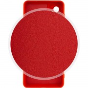 Чохол TPU GETMAN Liquid Silk Full Camera для Samsung Galaxy A24 4G Червоний / Red