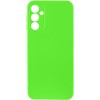 Чехол TPU GETMAN Liquid Silk Full Camera для Samsung Galaxy A24 4G Салатовый / Neon Green