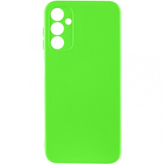 Чехол TPU GETMAN Liquid Silk Full Camera для Samsung Galaxy A24 4G Салатовый / Neon Green
