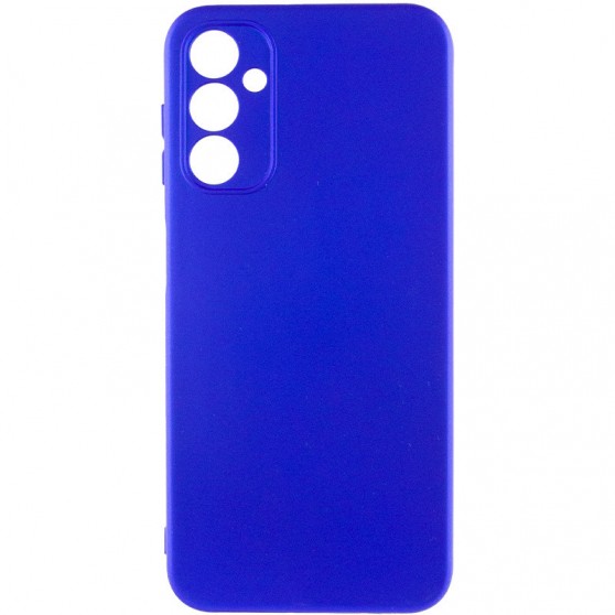 Чехол TPU GETMAN Liquid Silk Full Camera для Samsung Galaxy A24 4G Синий / Iris