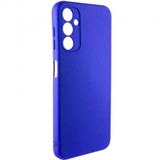 Чохол TPU GETMAN Liquid Silk Full Camera для Samsung Galaxy A24 4G Синій / Iris - зображення 1 
