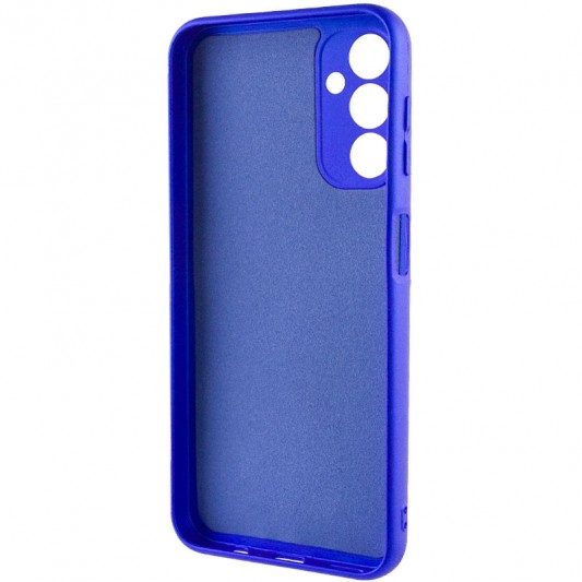 Чохол TPU GETMAN Liquid Silk Full Camera для Samsung Galaxy A24 4G Синій / Iris - зображення 2 