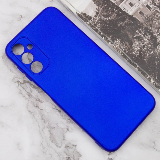 Чохол TPU GETMAN Liquid Silk Full Camera для Samsung Galaxy A24 4G Синій / Iris - зображення 3 