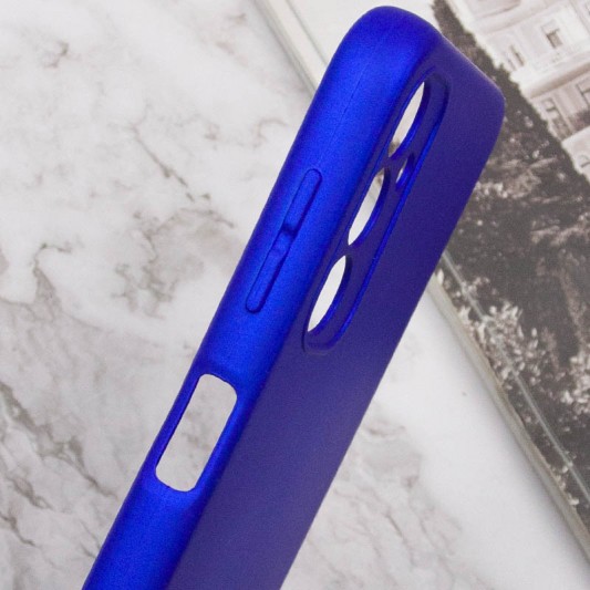 Чохол TPU GETMAN Liquid Silk Full Camera для Samsung Galaxy A24 4G Синій / Iris - зображення 5 