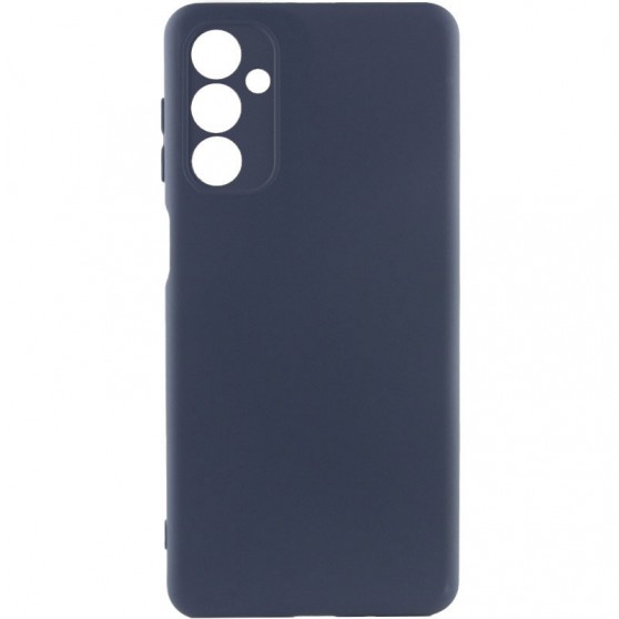 Чехол TPU GETMAN Liquid Silk Full Camera для Samsung Galaxy A24 4G Синий / Midnight Blue