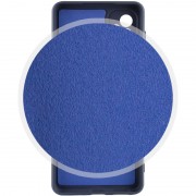 Чохол TPU GETMAN Liquid Silk Full Camera для Samsung Galaxy A24 4G Синій / Midnight Blue