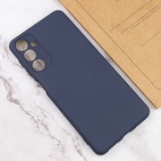 Чохол TPU GETMAN Liquid Silk Full Camera для Samsung Galaxy A24 4G Синій / Midnight Blue