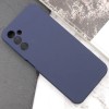 Чехол TPU GETMAN Liquid Silk Full Camera для Samsung Galaxy A24 4G Синий / Midnight Blue