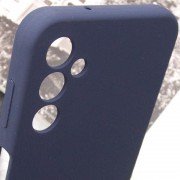 Чохол TPU GETMAN Liquid Silk Full Camera для Samsung Galaxy A24 4G Синій / Midnight Blue
