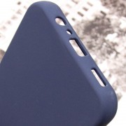 Чохол TPU GETMAN Liquid Silk Full Camera для Samsung Galaxy A24 4G Синій / Midnight Blue