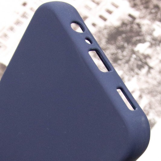 Чохол TPU GETMAN Liquid Silk Full Camera для Samsung Galaxy A24 4G Синій / Midnight Blue - зображення 6 