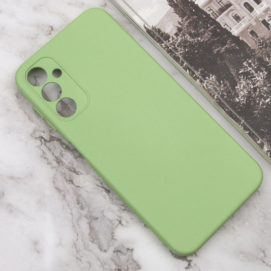 Чохол TPU GETMAN Liquid Silk Full Camera для Samsung Galaxy A24 4G Зелений / Pistachio - зображення 3 