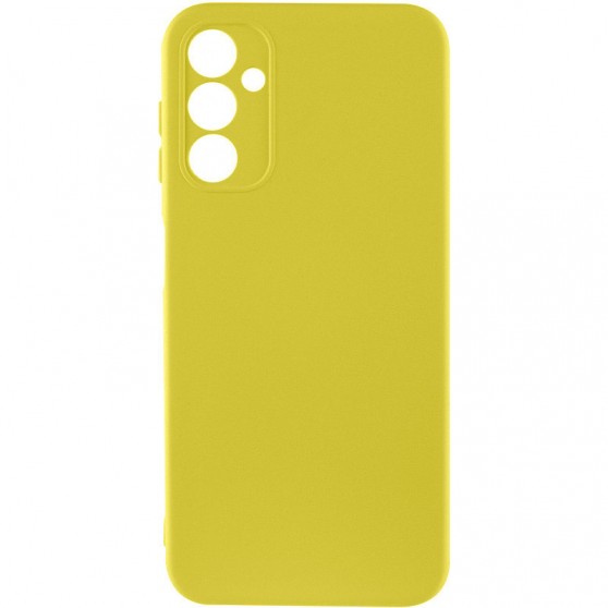 Чехол TPU GETMAN Liquid Silk Full Camera для Samsung Galaxy A24 4G Желтый / Flash