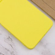Чохол TPU GETMAN Liquid Silk Full Camera для Samsung Galaxy A24 4G Жовтий / Flash