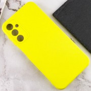 Чохол TPU GETMAN Liquid Silk Full Camera для Samsung Galaxy A24 4G Жовтий / Flash