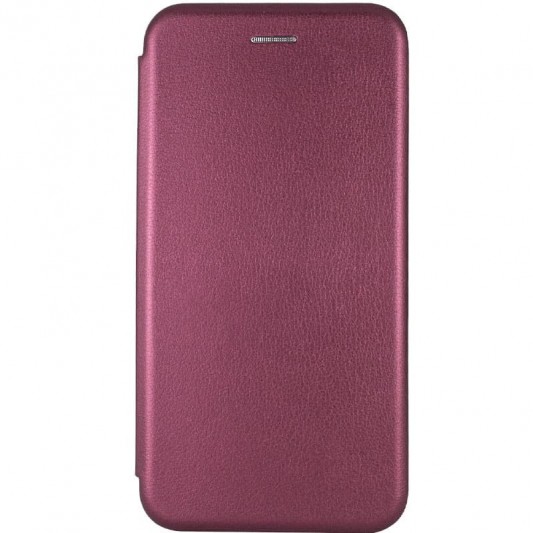 Кожаный чехол-книга Classy для Samsung Galaxy A24 4G Бордовый