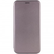 Кожаный чехол-книга Classy для Samsung Galaxy A24 4G Серый