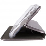 Кожаный чехол-книга Classy для Samsung Galaxy A24 4G Серый