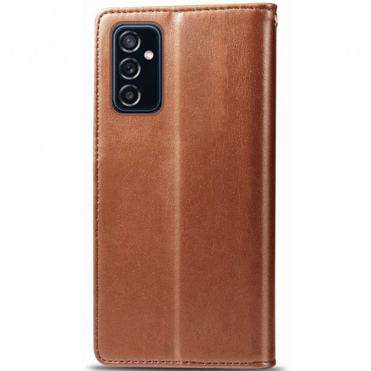 Шкіряний чохол-книжка GETMAN Gallant (PU) для Samsung Galaxy A24 4G Коричневий - зображення 3 