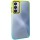 Чехол TPU+PC Fresh sip series для Samsung Galaxy A24 4G Бирюзовый/Лимонный