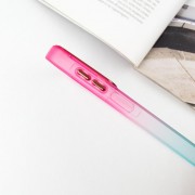 Чехол TPU+PC Fresh sip series для Samsung Galaxy A24 4G Бирюзовый/Розовый