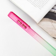 Чехол TPU+PC Fresh sip series для Samsung Galaxy A24 4G Салатовый/Розовый