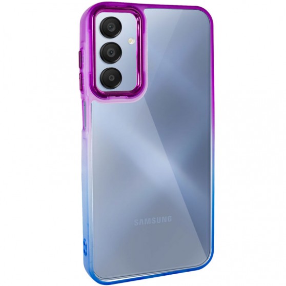 Чохол TPU+PC Fresh sip series для Samsung Galaxy A24 4G Синій / Фіолетовий