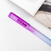 Чехол TPU+PC Fresh sip series Samsung Galaxy A24 4G Синий / Фиолетовый