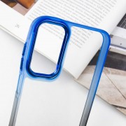 Чехол TPU+PC Fresh sip series Samsung Galaxy A24 4G Черный / Синий