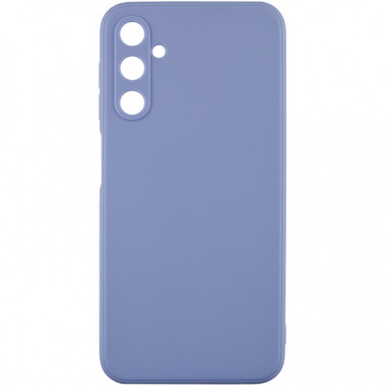 Силиконовый чехол Candy Full Camera для Samsung Galaxy A24 4G Голубой/Mist blue