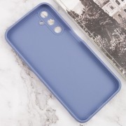 Силиконовый чехол Candy Full Camera для Samsung Galaxy A24 4G Голубой/Mist blue