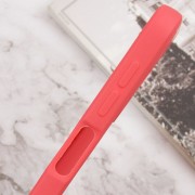 Силиконовый чехол Candy Full Camera для Samsung Galaxy A24 4G Красный / Camellia