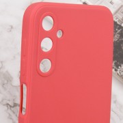 Силиконовый чехол Candy Full Camera для Samsung Galaxy A24 4G Красный / Camellia
