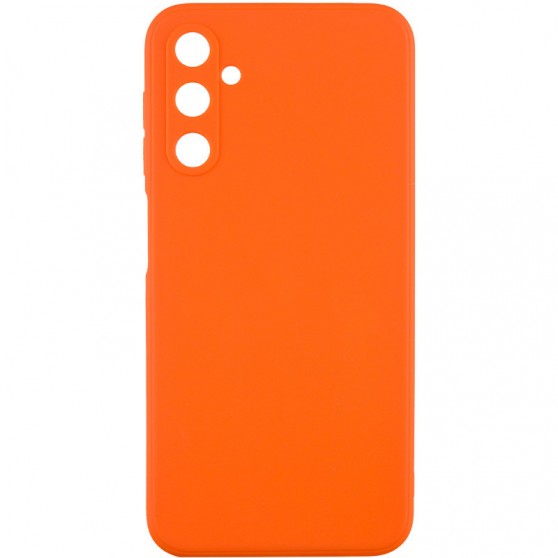 Силиконовый чехол Candy Full Camera для Samsung Galaxy A24 4G Оранжевый / Orange