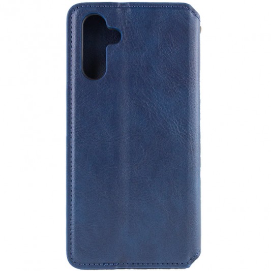 Кожаный чехол-книга GETMAN Cubic (PU) для Samsung Galaxy A24 4G Синий - изображение 1