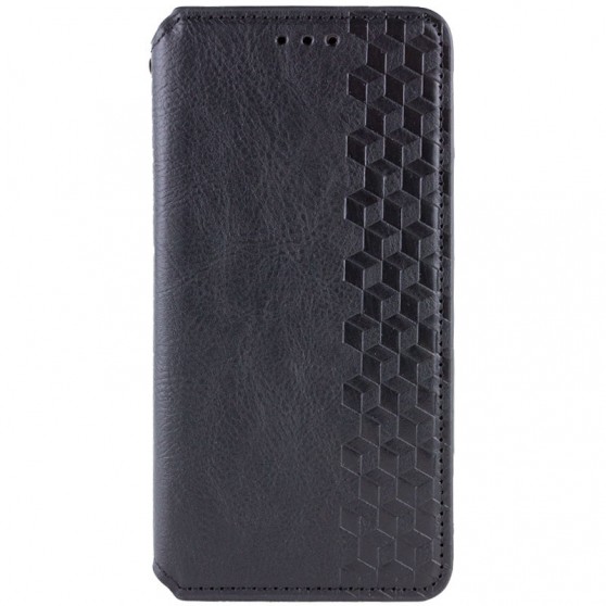 Кожаный чехол-книга GETMAN Cubic (PU) для Samsung Galaxy A24 4G Черный
