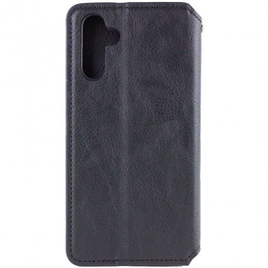 Кожаный чехол-книга GETMAN Cubic (PU) для Samsung Galaxy A24 4G Черный - изображение 1