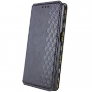 Кожаный чехол-книга GETMAN Cubic (PU) для Samsung Galaxy A24 4G Черный