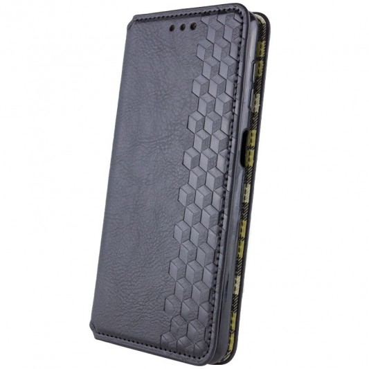 Кожаный чехол-книга GETMAN Cubic (PU) для Samsung Galaxy A24 4G Черный - изображение 2