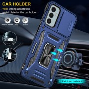 Ударопрочный чехол Camshield Army Ring для Samsung Galaxy A24 4G Синий / Navy