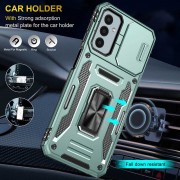 Ударопрочный чехол Camshield Army Ring для Samsung Galaxy A24 4G Зеленый / Light Green
