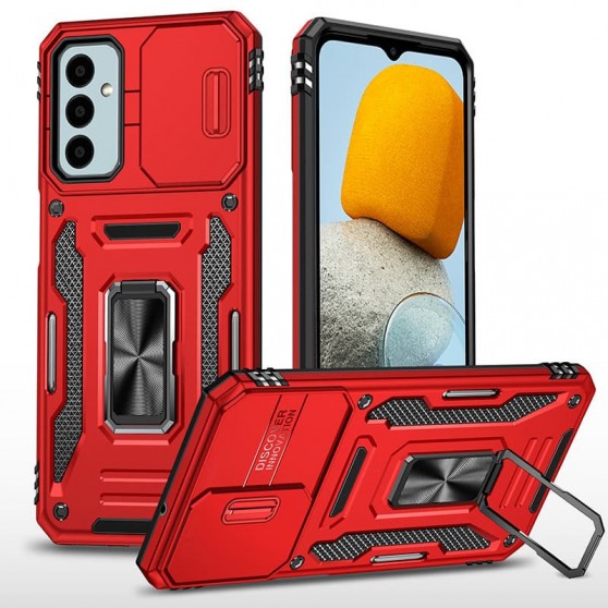 Ударопрочный чехол Camshield Army Ring для Samsung Galaxy A24 4G Красный / Red