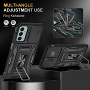 Ударопрочный чехол Camshield Army Ring для Samsung Galaxy A24 4G Черный/Black