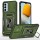 Ударопрочный чехол Camshield Army Ring для Samsung Galaxy A24 4G Оливковый / Army Green
