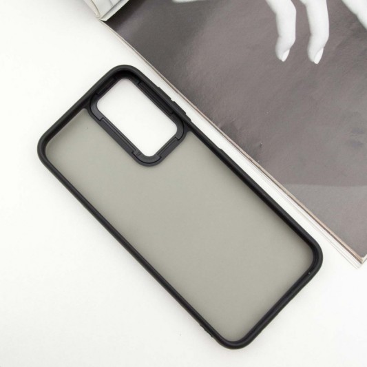Чехол TPU+PC Lyon Frosted для Samsung Galaxy A24 4G Black - изображение 2