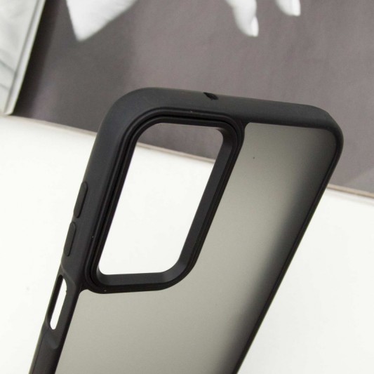 Чехол TPU+PC Lyon Frosted для Samsung Galaxy A24 4G Black - изображение 3