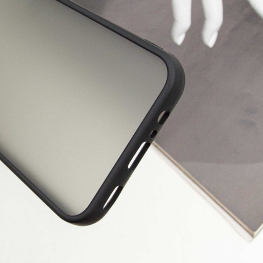 Чехол TPU+PC Lyon Frosted для Samsung Galaxy A24 4G Black - изображение 5
